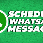 How to schedule messages on WhatsApp