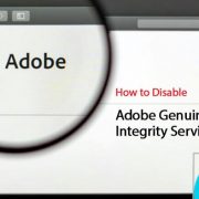 how to disable adobe genuine software integrity service