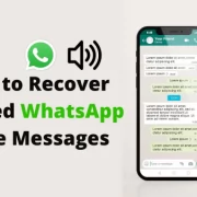 How to Recover Lost or Deleted Whatsapp Voice Message