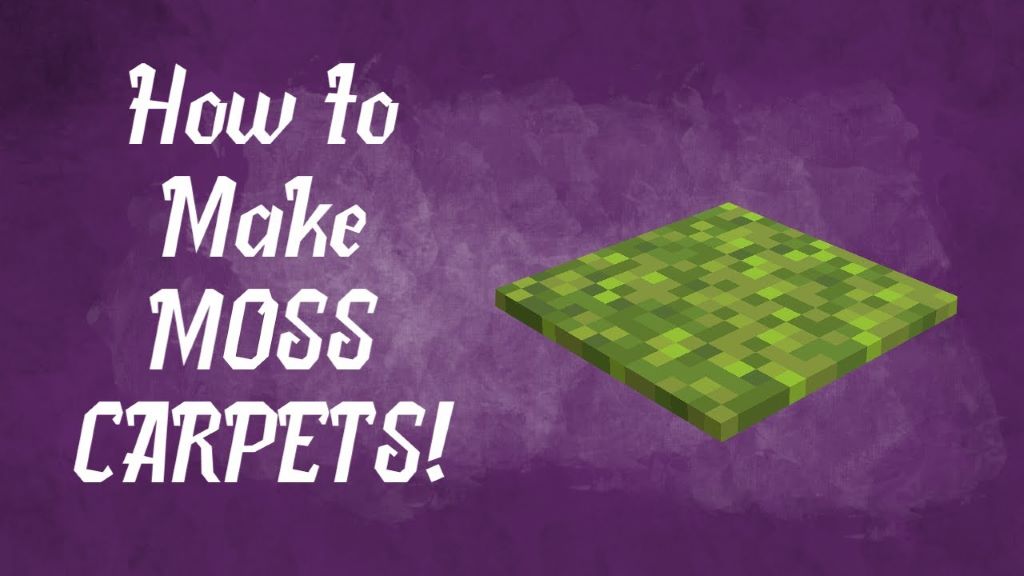 Make Moss Carpet in Minecraft