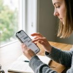 iPhone user in Los Angeles fixing text deletion bugs through iOS settings update