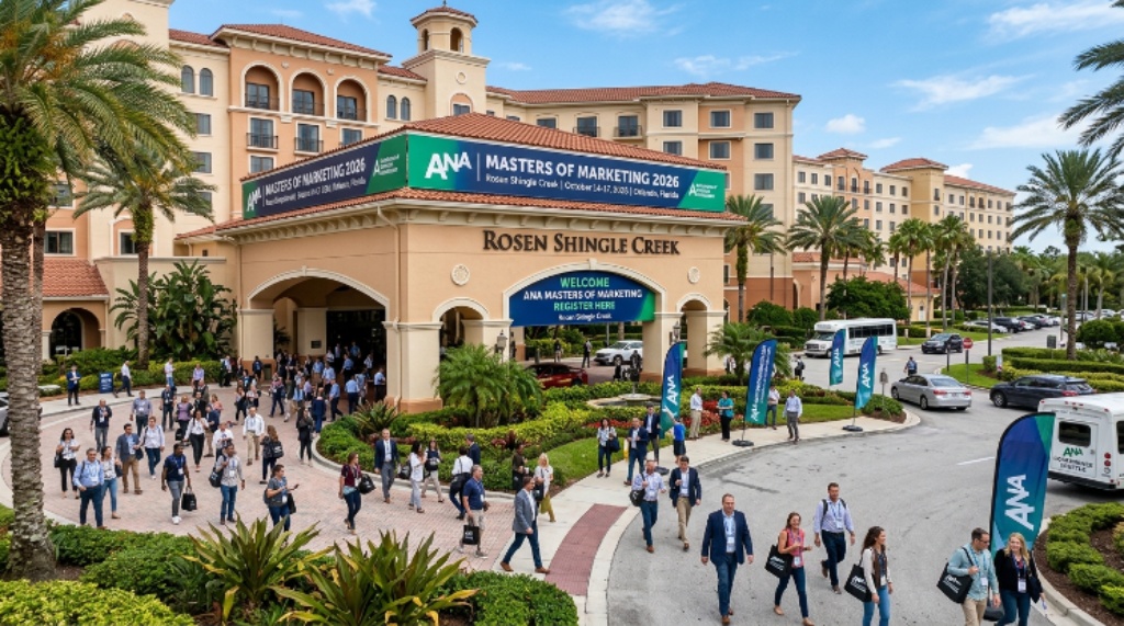 ANA Masters of Marketing 2026 conference venue at Rosen Shingle Creek in Orlando Florida